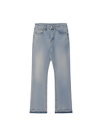 Flared Jeans Washed Blue
