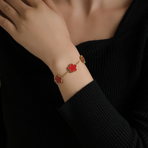 Lucky Leaf Armband