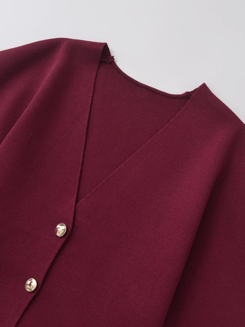 Eclové Cardigan V-Ausschnitt