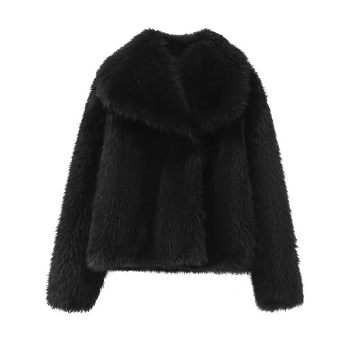 cropped fur jacket
