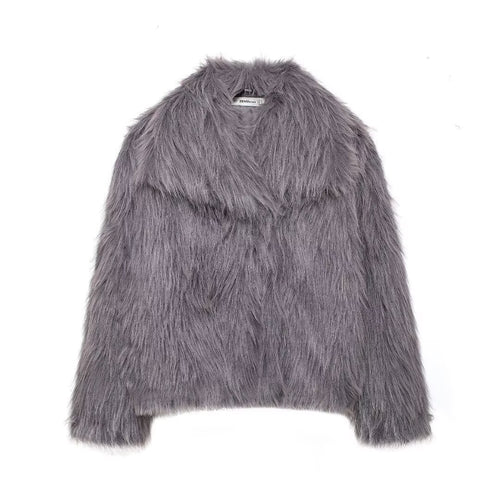 cropped fur jacket