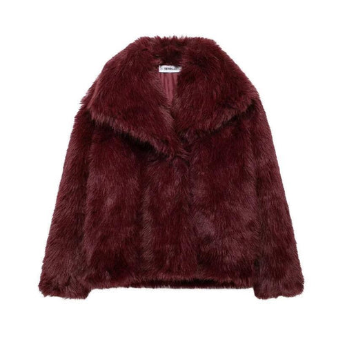 cropped fur jacket