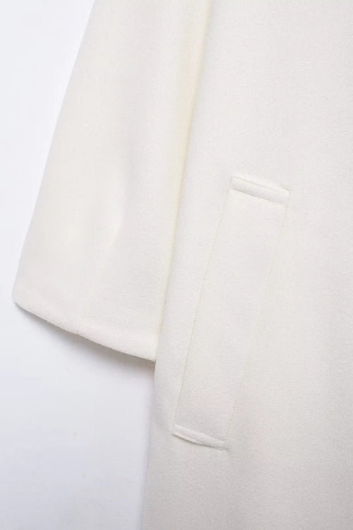 Cream wool coat