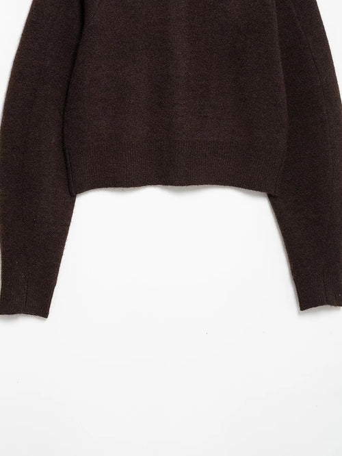 Cardigan mit Rock Braun