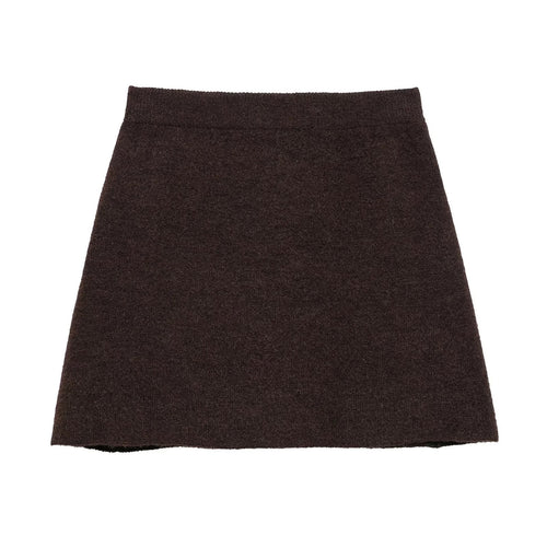 Cardigan mit Rock Braun