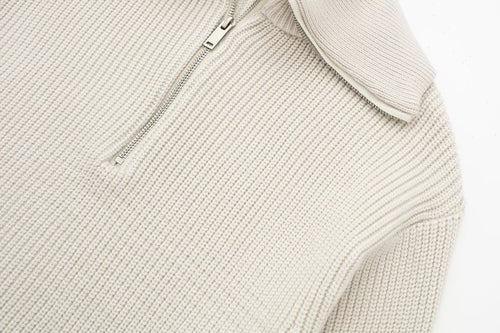 Eclové Knitted Half-Zipper