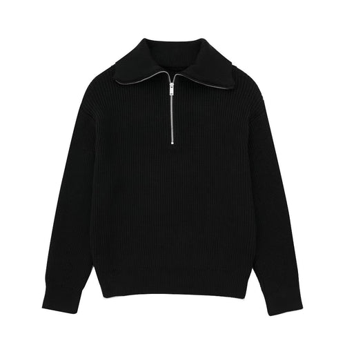 Eclové Knitted Half-Zipper