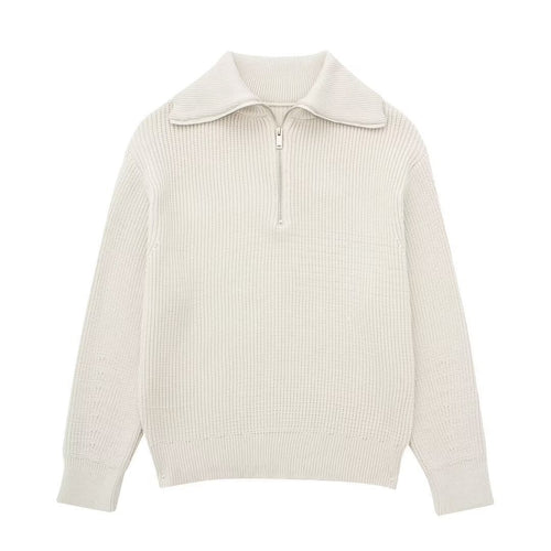 Eclové Knitted Half-Zipper