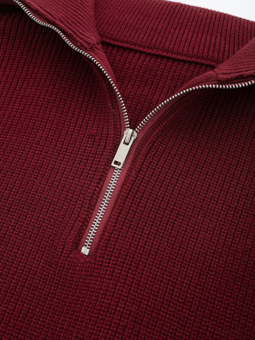 Eclové Knitted Half-Zipper