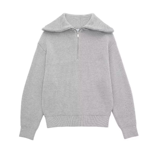Eclové Knitted Half-Zipper
