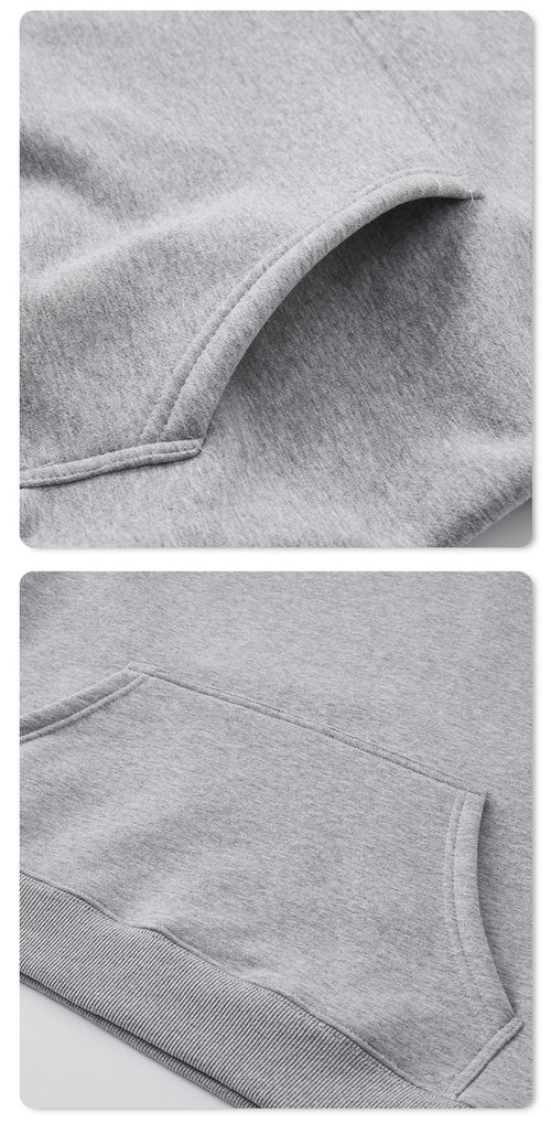 Cropped Fit Basic Hoodie