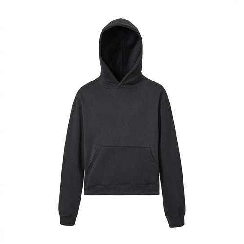 Cropped Fit Basic Hoodie