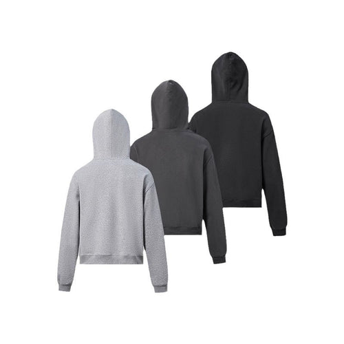Cropped Fit Basic Hoodie