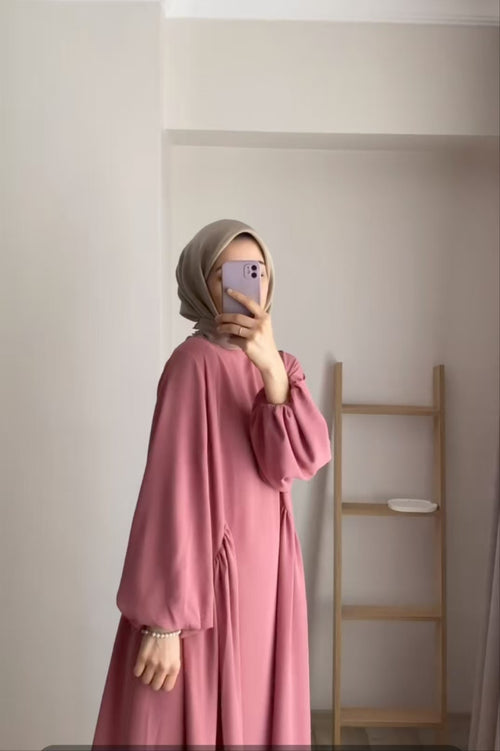 Abaya mit hängenden Ärmeln