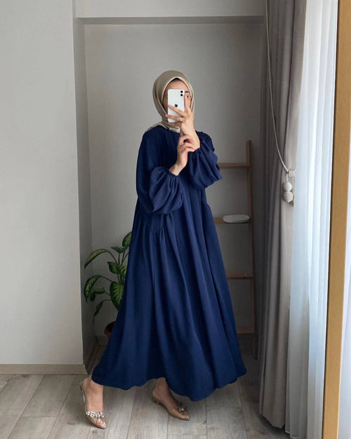Abaya mit hängenden Ärmeln