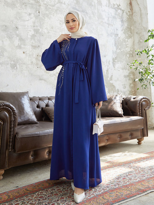 Elegante Abaya mit Steinen