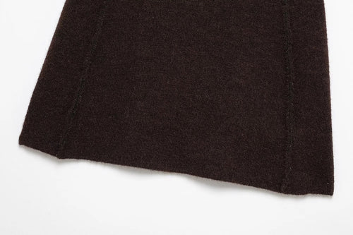 Cardigan mit Rock Braun